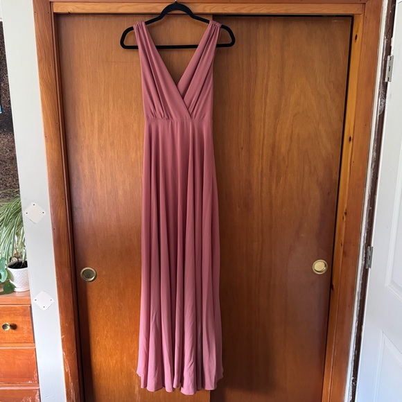 Fall Wedding Guest Bridesmaid Maxi Dress - Picture 1 of 8